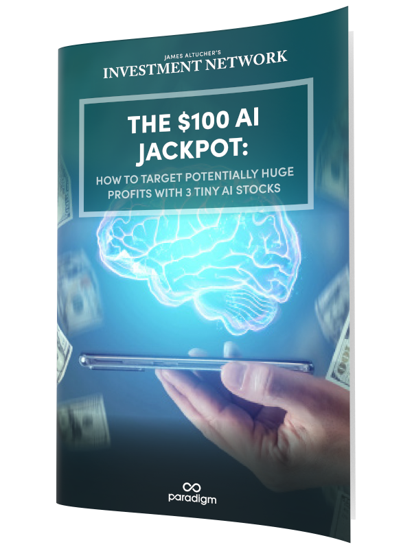 report cover: The $100 AI Jackpot