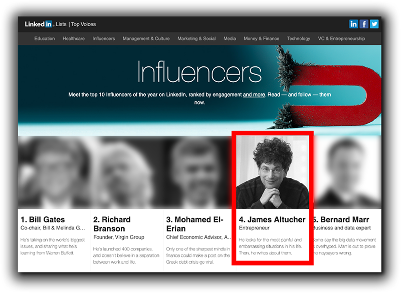 LinkedIn Top 10 Influencers