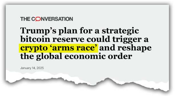The Conversation: Trump's plan for a strategic bitcoin reserve could trigger a crypto arms race' and reshape the global economic order