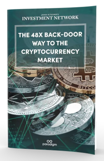 Report cover: The 48X Back-Door Way To The Cryptocurrency Market