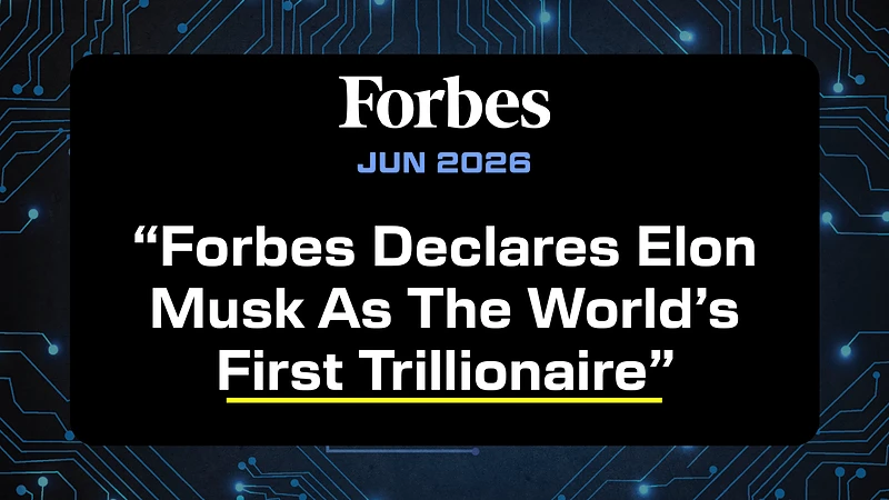 forbes magazine cover of elon musk as the first trillionaire