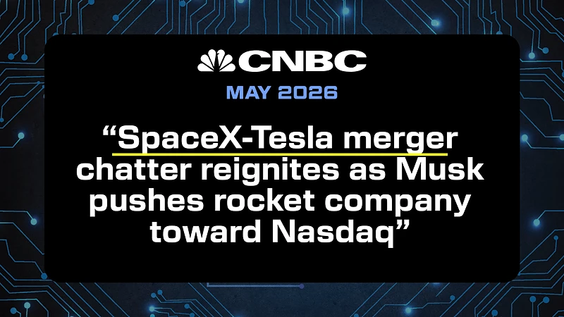 spaceX and tesla employees discussing the mega merge