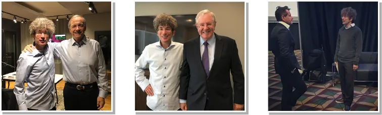 James with other people