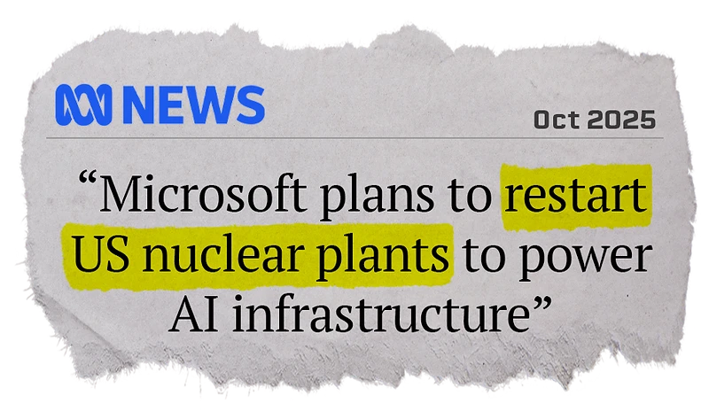 'Microsoft plans to restart US nuclear plants to power Al infrastructure'