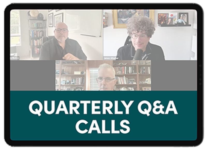 Quarterly Q&A Zoom call