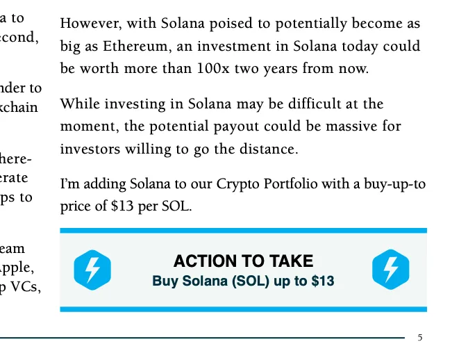 Solana buy alert