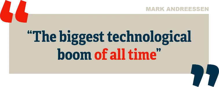 quote: The biggest technological boom of all time