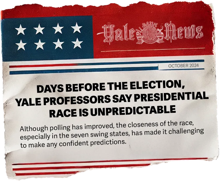 news headline: Polls indicate US election too close to call