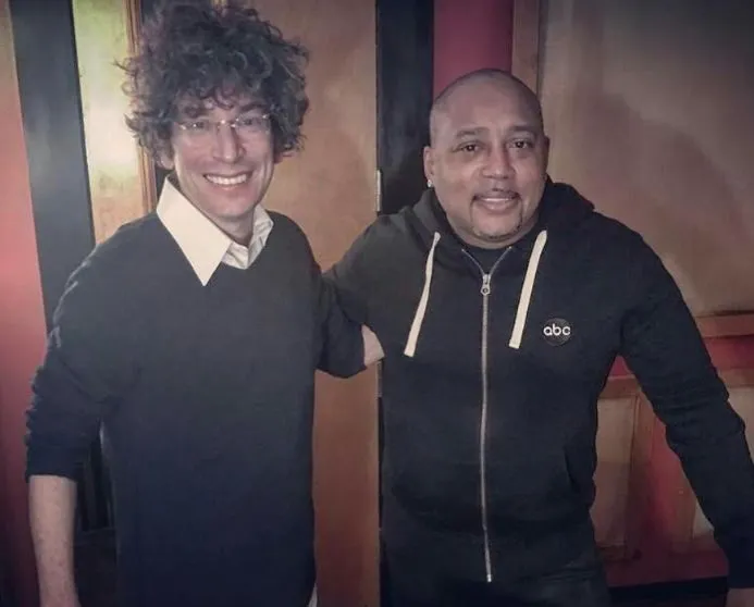 James with Daymond John