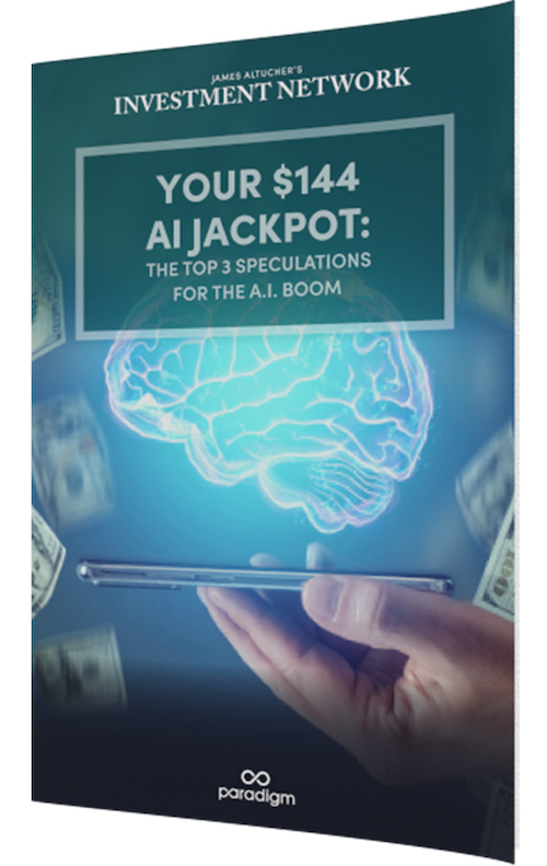report cover: Your $144 AI Jackpot
