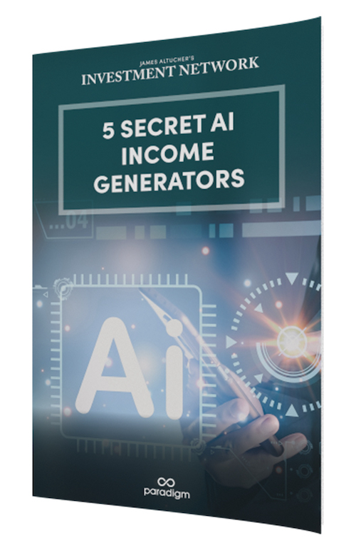 report cover: 5 Secret AI Income Generators