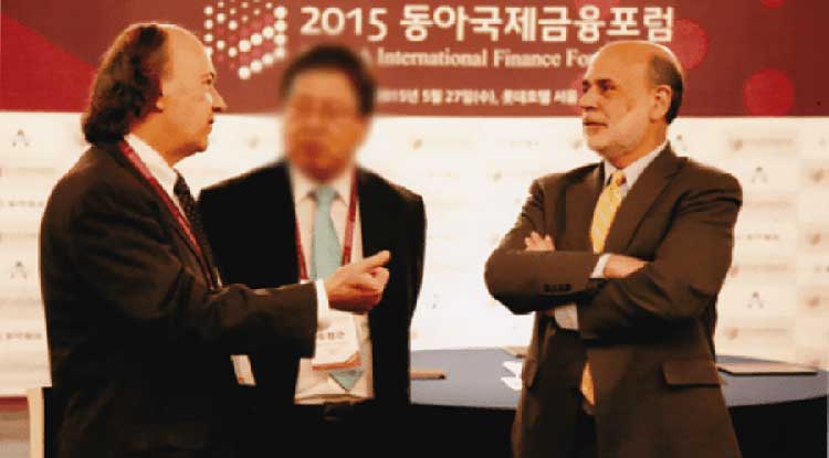 Jim Rickards with Ben Bernanke