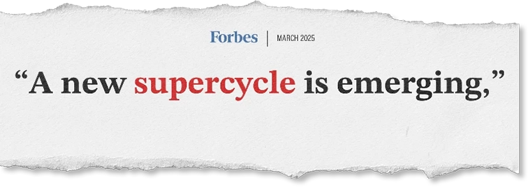 Forbes: A new supercycle is emerging,