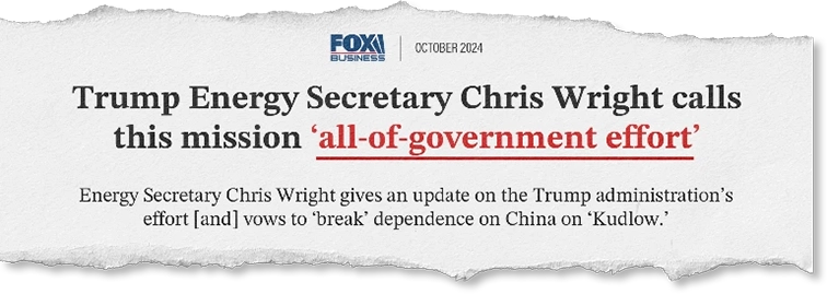 Fox Business: Trump energy secretary Chris Wright calls this mission 'all-of-government effort'