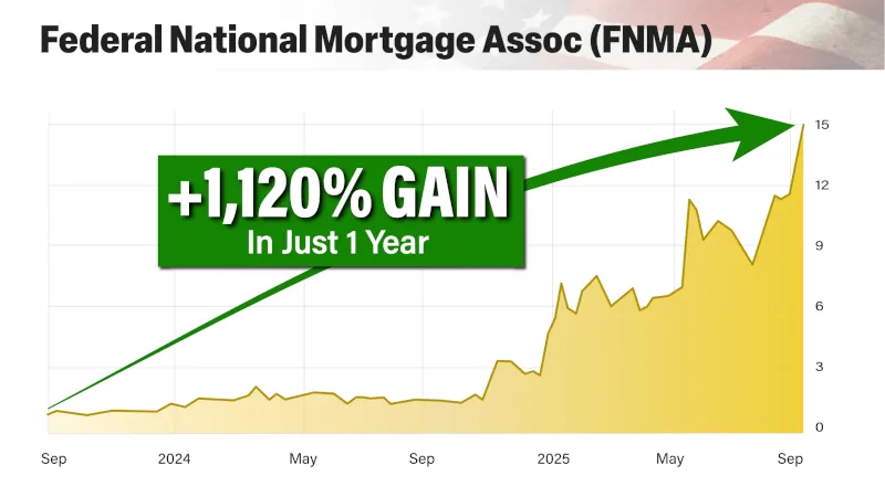 Federal National Mortgage Association stock graph chart