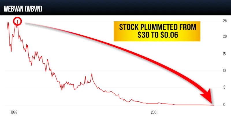 pets.com stock price