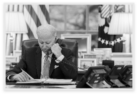 Joe Biden on the phone