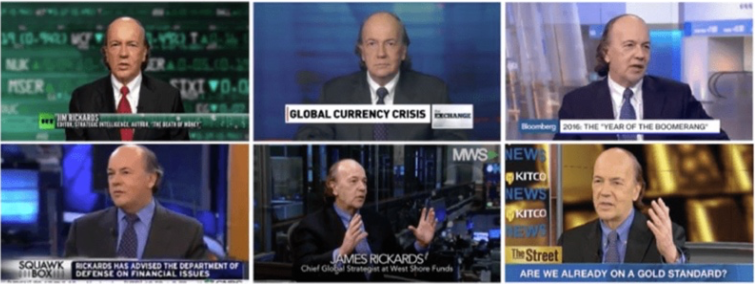 Jim Rickards on tv