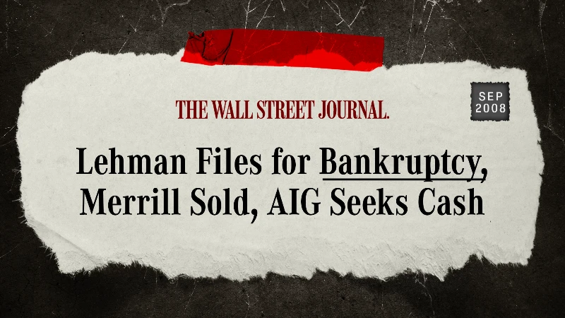 This Day in History: Lehman Brothers declares bankruptcy