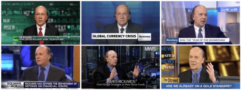 Jim Rickards on TV