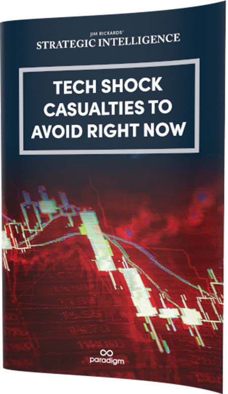 report cover: TECH SHOCK CASUALTIES TO AVOID RIGHT NOW
