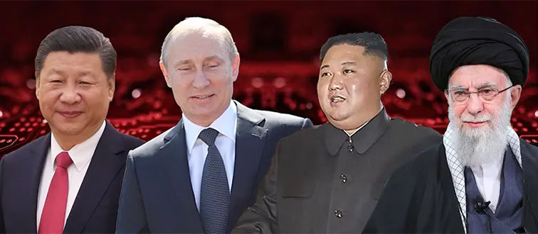 Putin, Xi, Jung Un, Khamenei