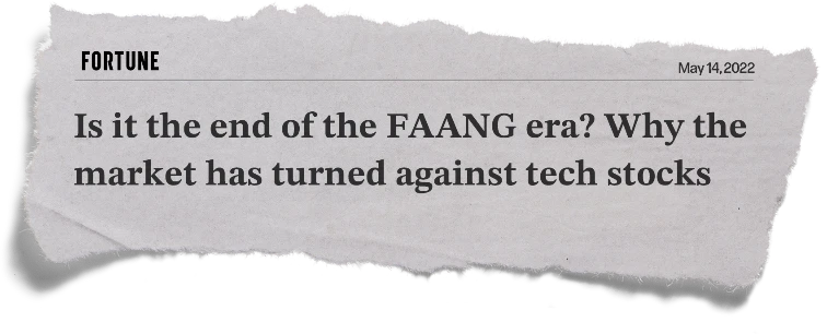 Headline: Is it the end of the FAANG era? Why the market has turned against tech stocks