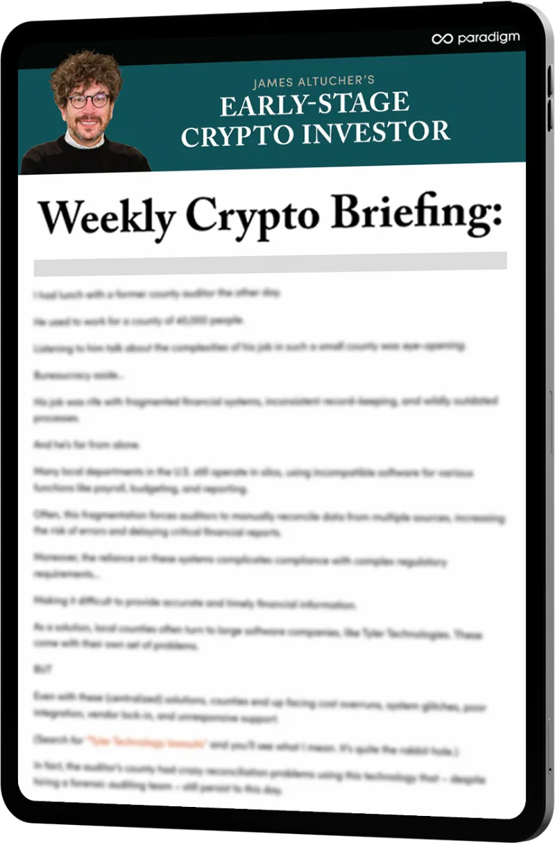 Weekly Crypto Briefings