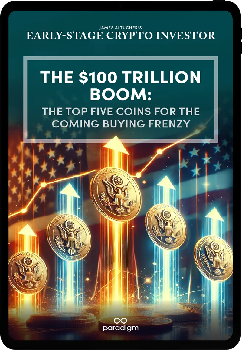 Report cover: The Top Five Coins for the Coming Election Melt Up
