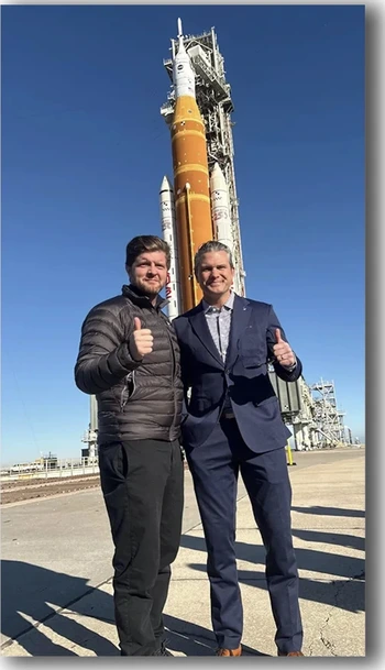 Buck Sexton with Washington insider at NASA