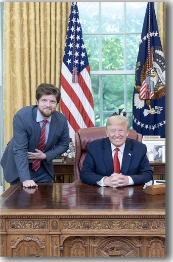 Buck Sexton with President Trump