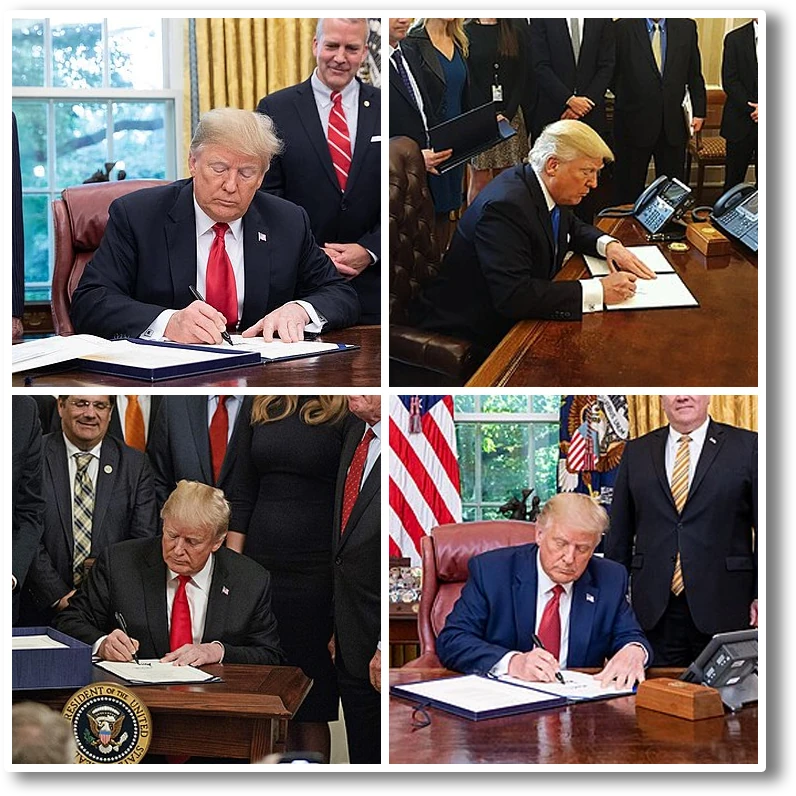 Trump signing executive orders