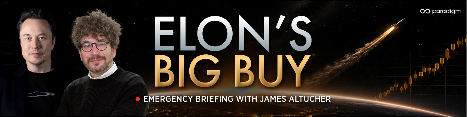 Elon's Big Buy - Emergency Broadcast from James Altucher