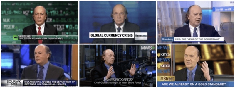 Jim Rickards on various news networks